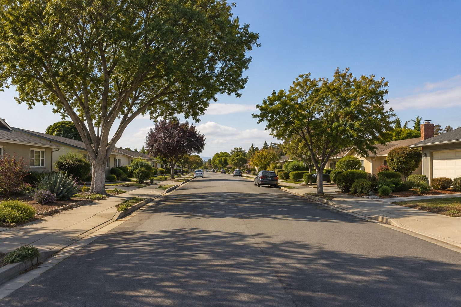 A Salinas Valley residential street, illustrative